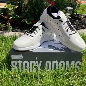 Stacy Adams Holden Cap Toe Dress Oxford Athletic Shoes Color White New W/ Box 7